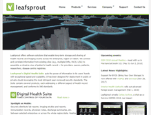 Tablet Screenshot of leafsprout.com